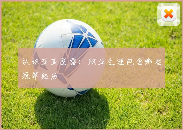 认识亚亚图雷：职业生涯包含哪些冠军经历